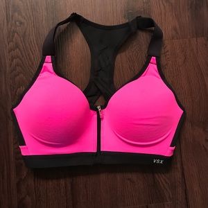 Victoria's Secret front zip sports bra