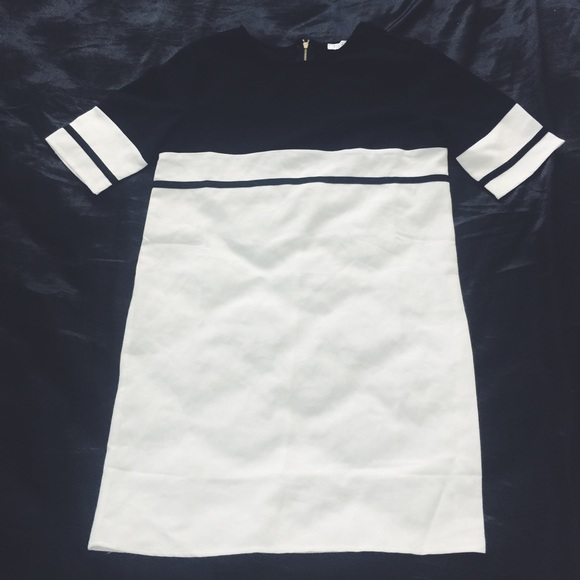 Color block t-shirt dress