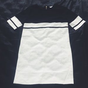 Color block t-shirt dress