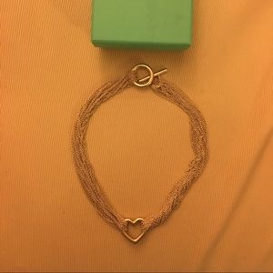 Tiffany and Co. multi strand heart necklace