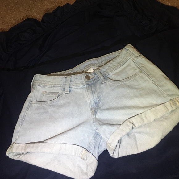 Denim shorts