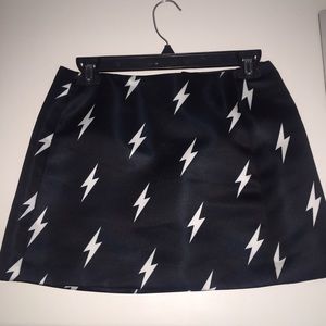 Neil Barrett Lightning Bolt Skirt
