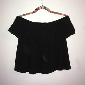 Off the shoulder summer crop top