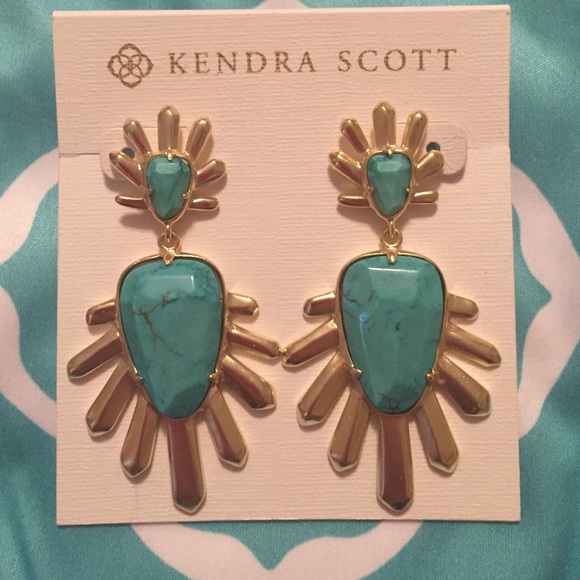 Kendra Scott Sterling Earring in Turquoise