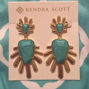 Kendra Scott Sterling Earring in Turquoise