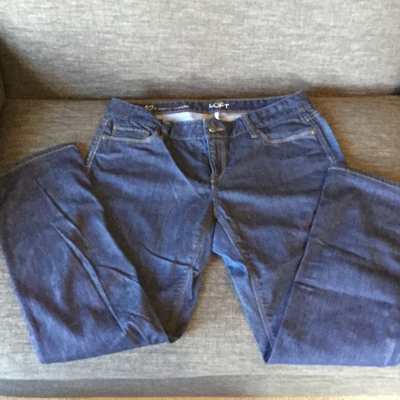 LOFT Curvy Straight Petite Jeans size 10