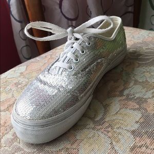 Vans size three children's shoes