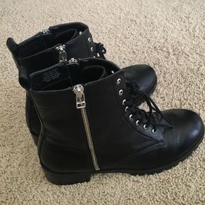 Black H&M Combat Boots