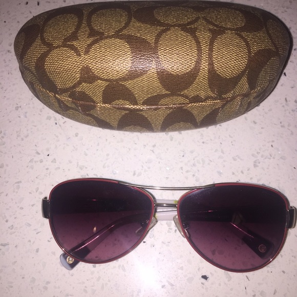 Accessories - Coach Aviator Sunglasses