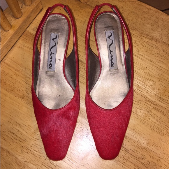 Nina Sling Back Kitten Heel