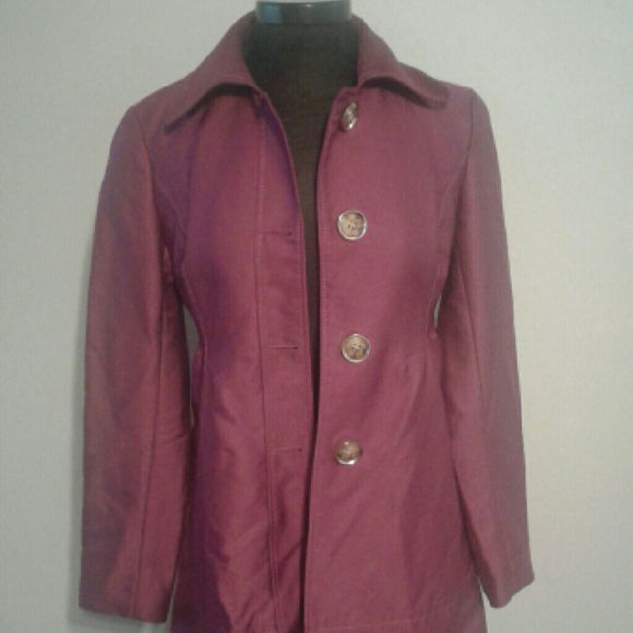 Kenneth Cole Small Rain Jacket Fushcia