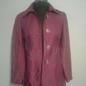 Kenneth Cole Small Rain Jacket Fushcia