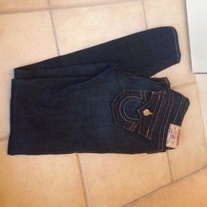 True Religion skinny/straight leg jeans size 27