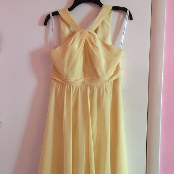 Canary Yellow Bridesmaid Dress
