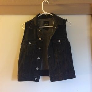 Stussy jean vest