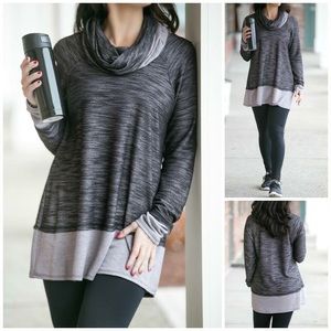 Oversized long sleeve top