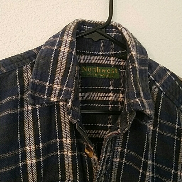 Men's Heavy Plaid Shirt - Picture 2 of 3