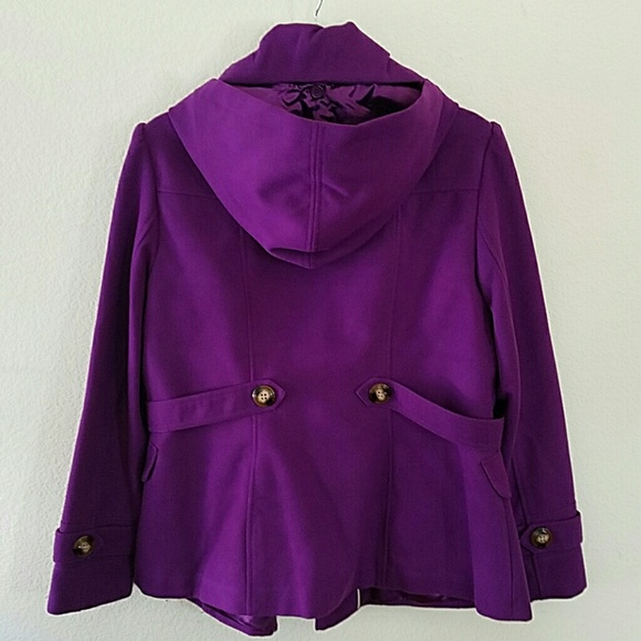 Pink Envelope Juniors Pea Coat NWOT - Picture 3 of 8