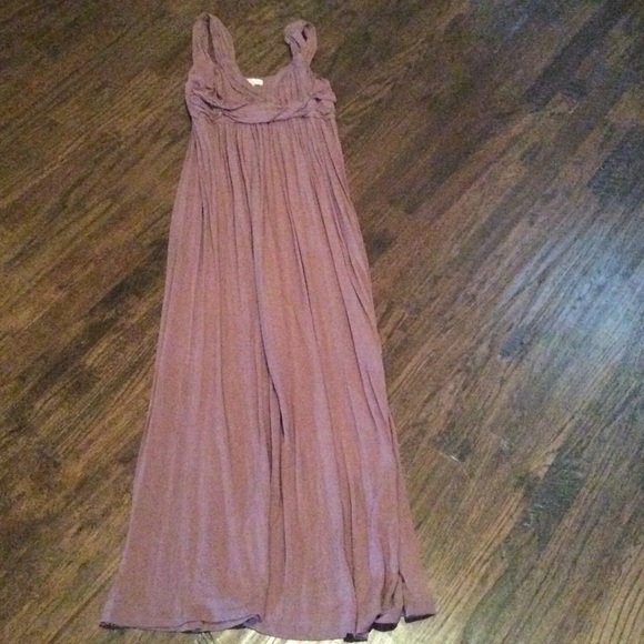 Mauve maxi dress