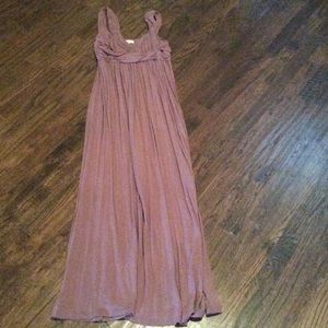 Mauve maxi dress