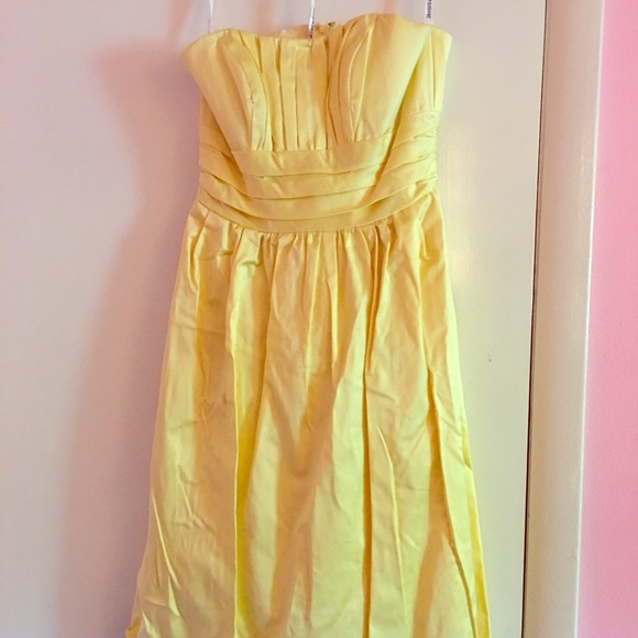 Canary Yellow Bridesmaid Dress