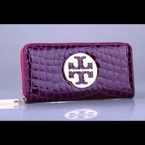 Tory Burch Purple Wallet
