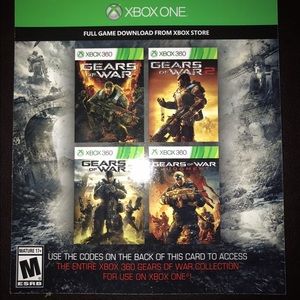 GEARS OF WAR 1 , 2 , 3 ,