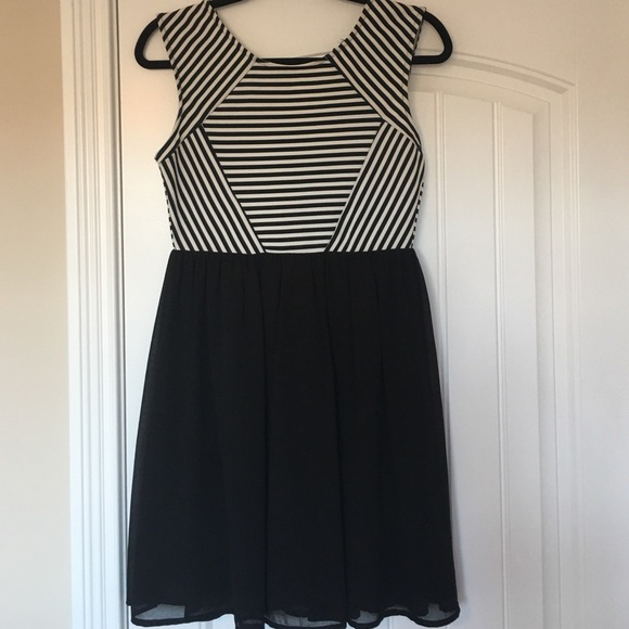 Black and White Dress