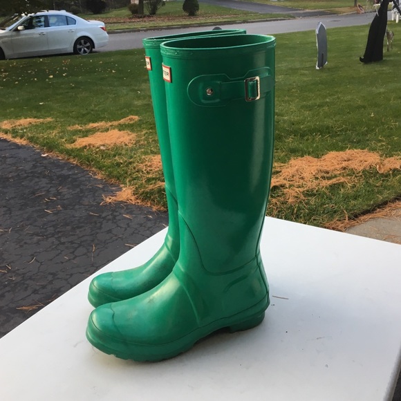 Tall Green Hunter Boots