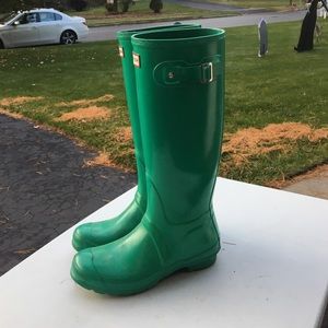 Tall Green Hunter Boots
