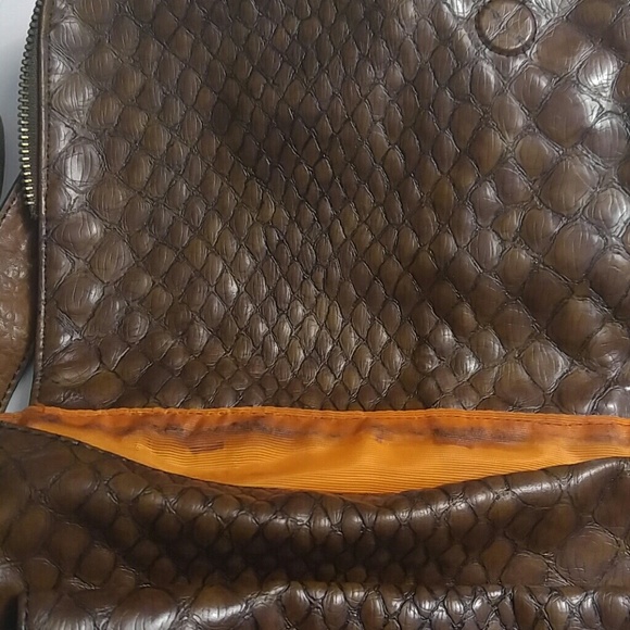 Jessica Simpson Brown Python Shoulder Bag - image 4