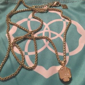 Kendra Scott Oliver Necklace in Iridescent Drusy