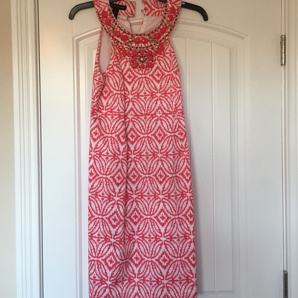 Pink and White Dress