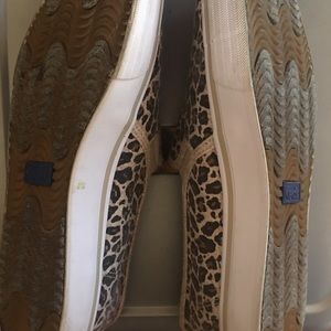 Keds Leopard print slip on shoe