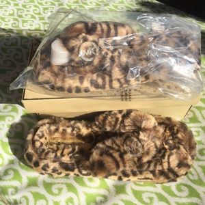 Michael Korea Jet Set Cheetah Thong Slipper