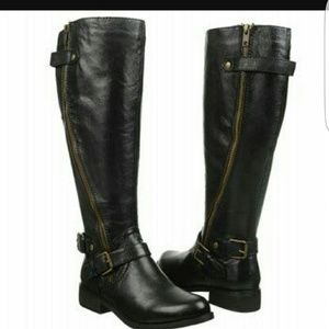 Steve Madden Black Riding Boot
