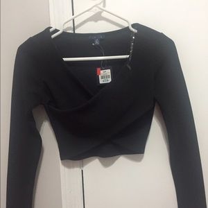 Black Crop Top
