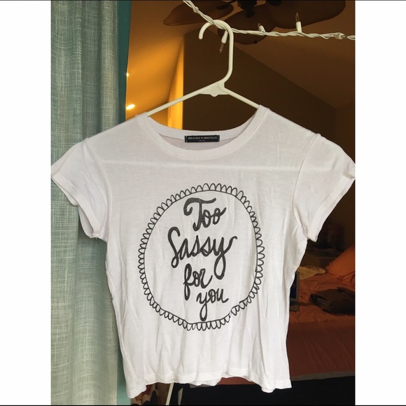 Brandy Melville cropped shirt