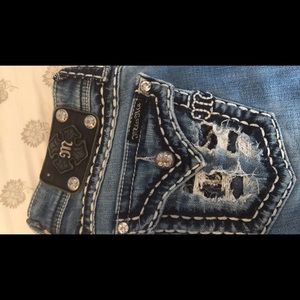 boot cut size 25 miss me