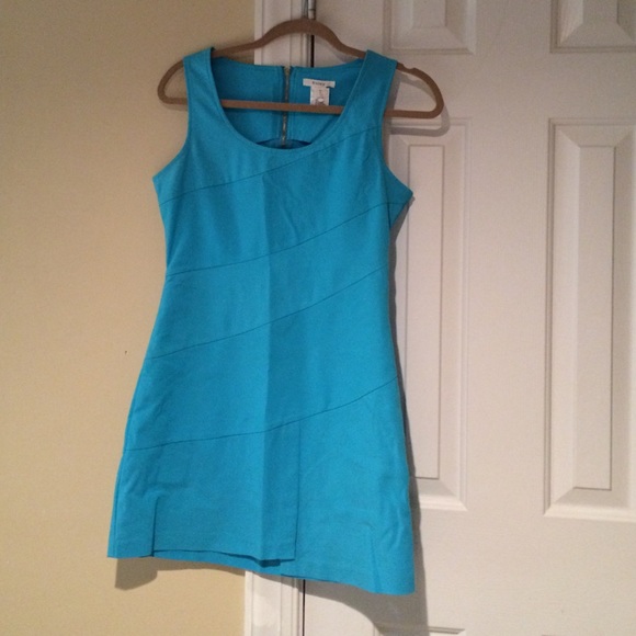 Esley turquoise mini dress. Size small.