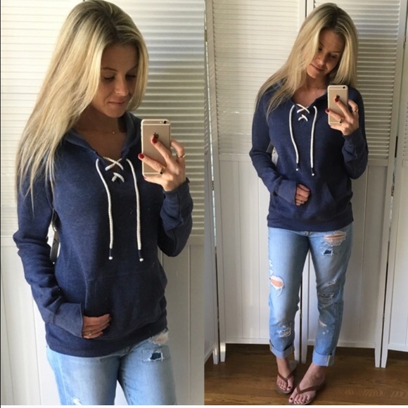 Blue Lace Hoodie 💙