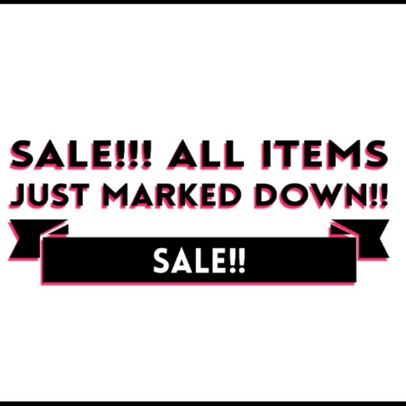 Sale! ALL ITEMS just MARKED DOWN!