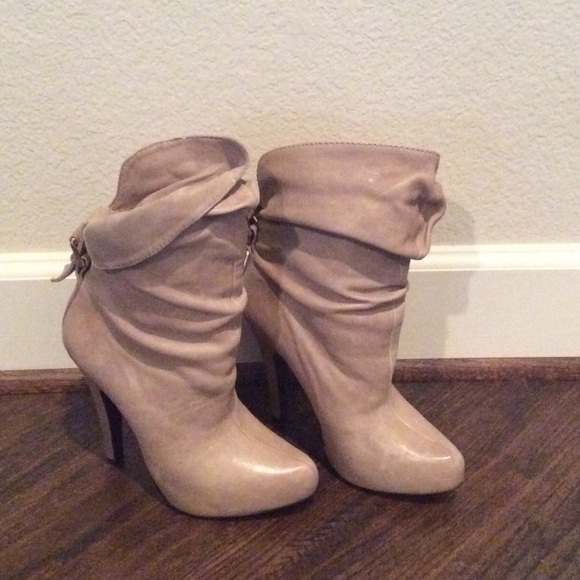 Nude booties