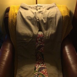 Men's banana republic Heritage beige denim 33/32