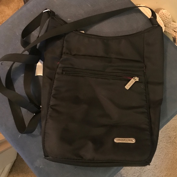 Black cross body purse