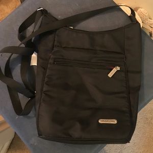 Black cross body purse