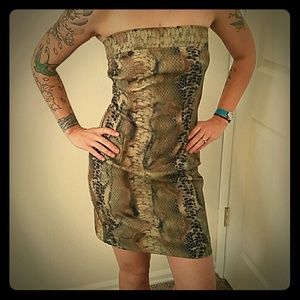 Snake skin Dress - Handmade