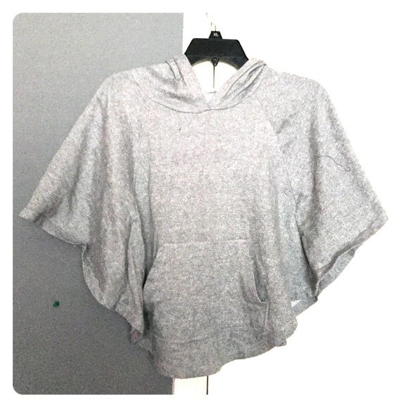 Grey Forever 21 cape/poncho
