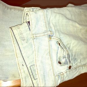 Light-wash American Eagle Artist jeans