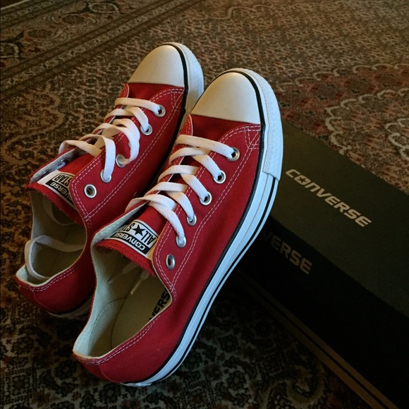 New Red Converse - Unisex. All Star OX